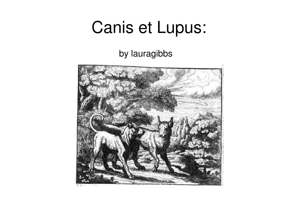canis et lupus
