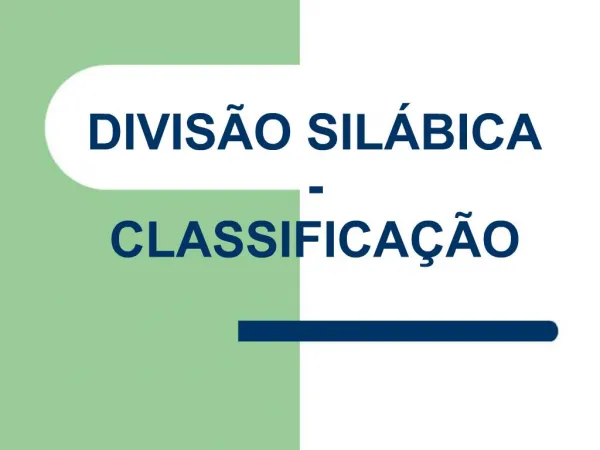 DIVIS O SIL BICA - CLASSIFICA O