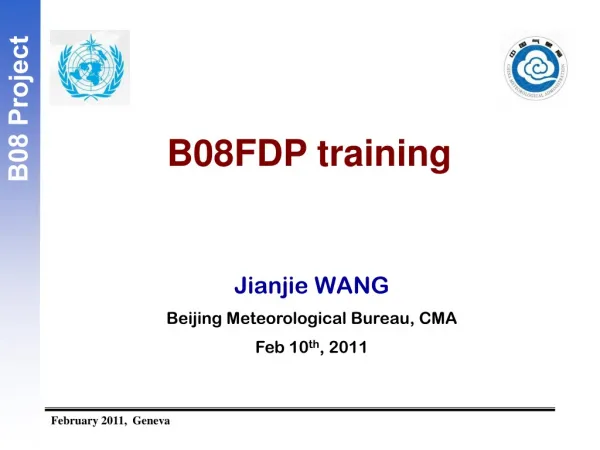 B08FDP training