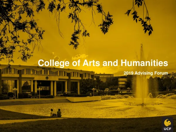College of Arts and Humanities 2019 Advising Forum