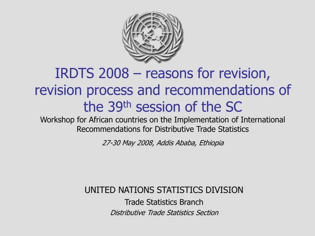 irdts 2008 reasons for revision revision process