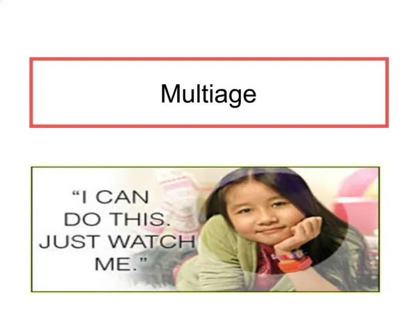 Multiage