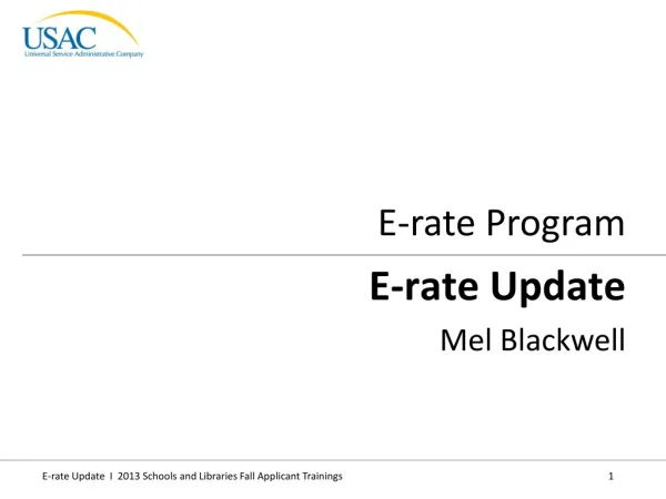 E-rate Program
