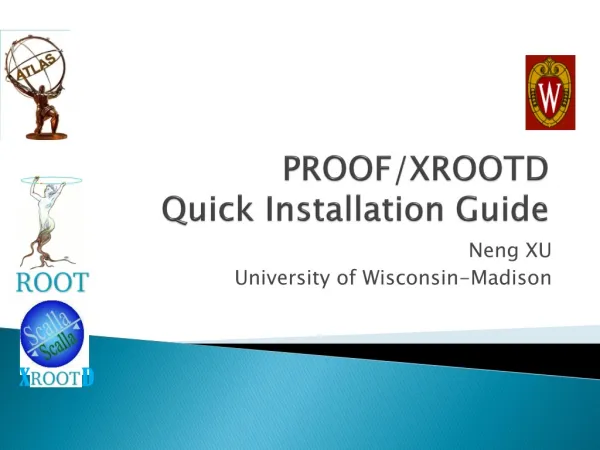 PROOF/XROOTD Quick Installation Guide