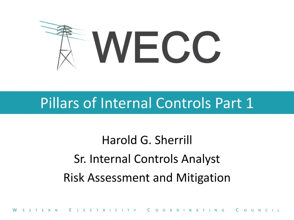 pillars of internal controls part 1