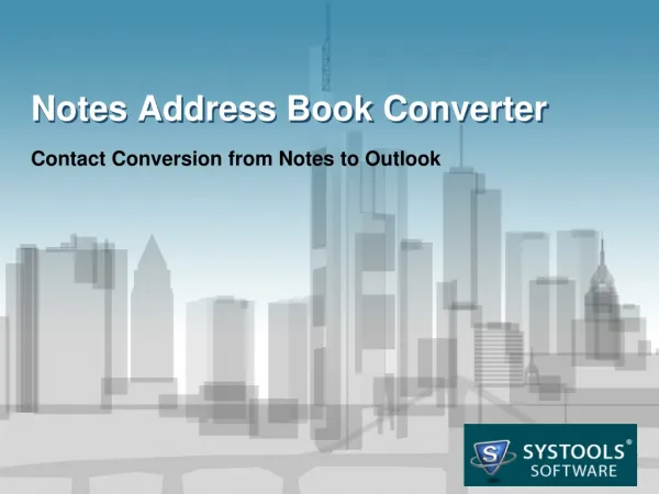 Convert names.nsf to Outlook Free