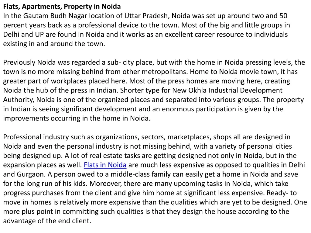 flats apartments property in noida in the gautam