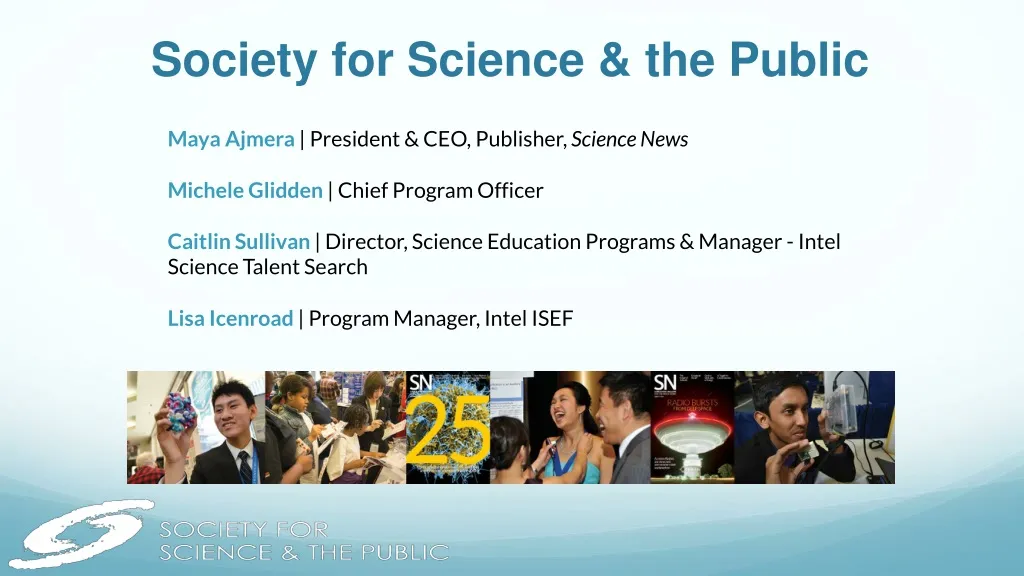 society for science the public