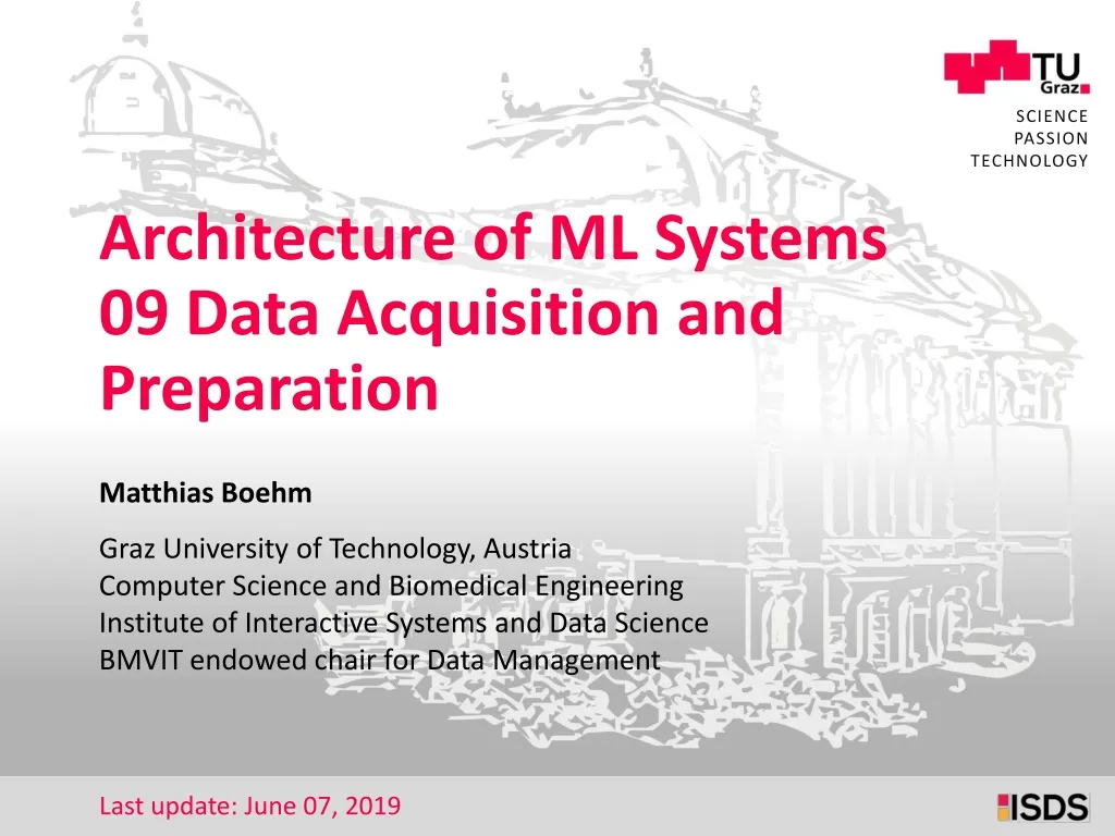 architecture of ml systems 09 data acquisition and preparation