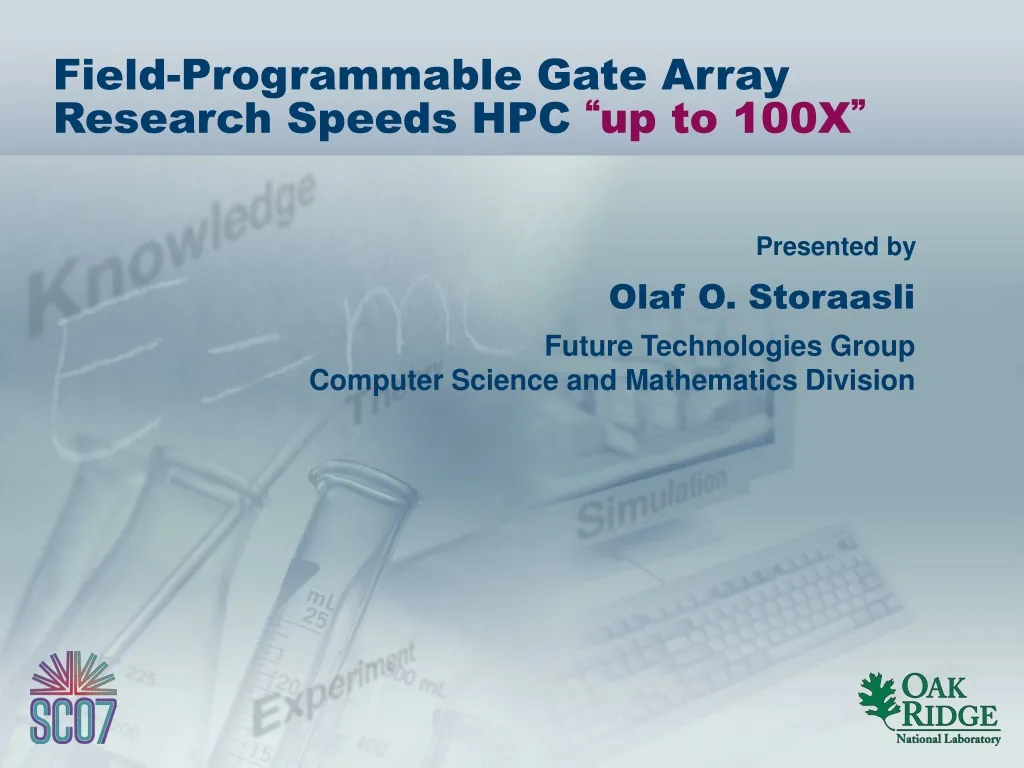 field programmable gate array research speeds hpc up to 100x
