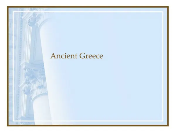 Ancient Greece