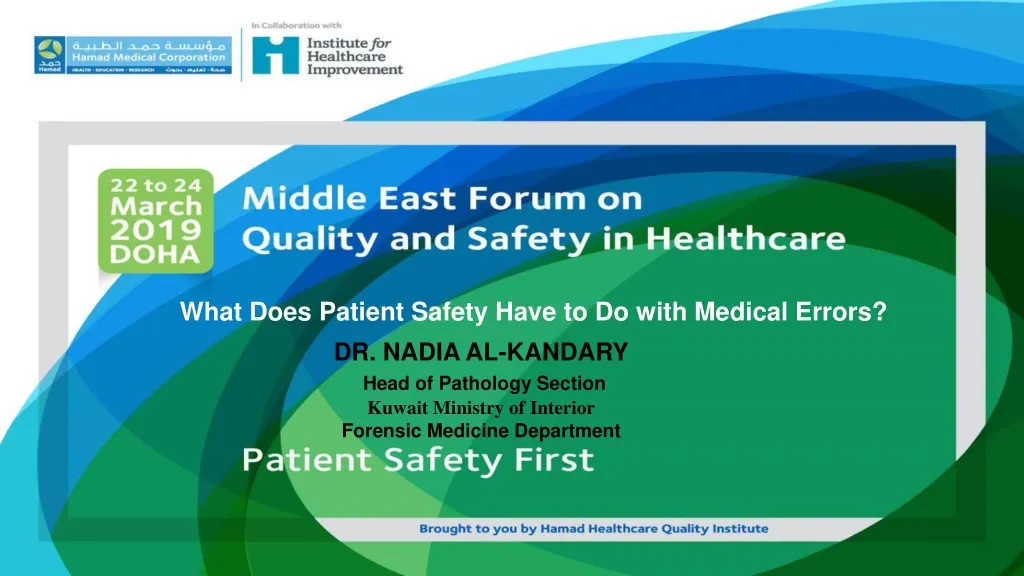 what does patient safety have to do with medical