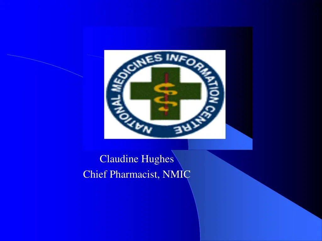 claudine hughes chief pharmacist nmic