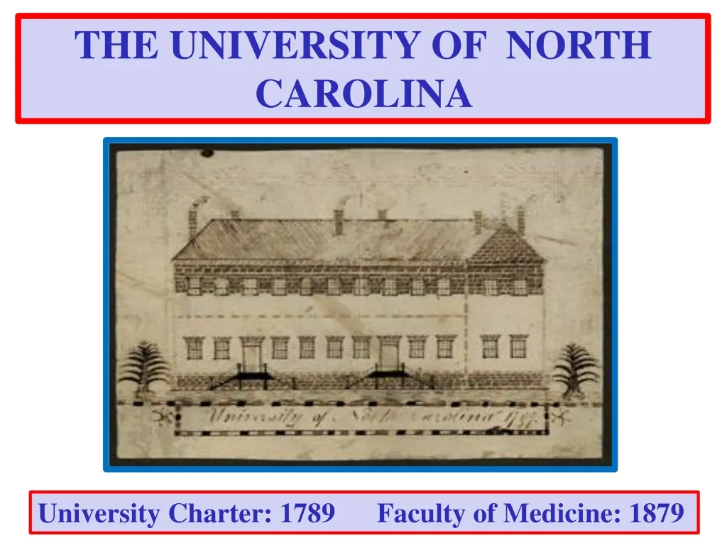 the university of north carolina