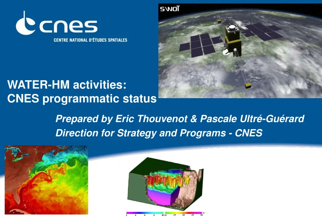 water hm activities cnes programmatic status