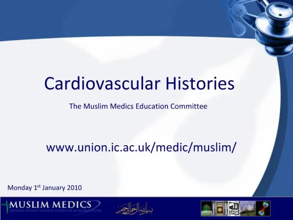 Cardiovascular Histories
