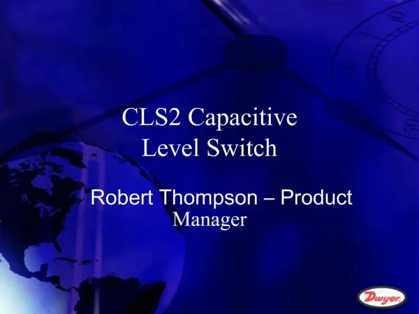 CLS2 Capacitive Level Switch