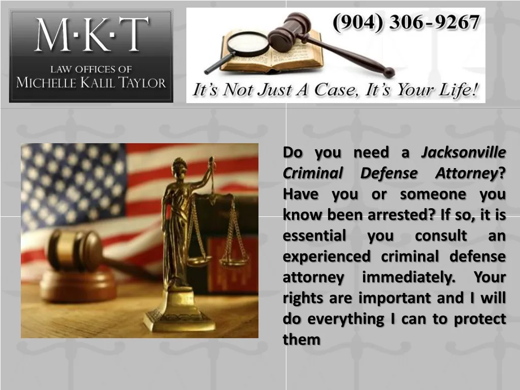 do you need a jacksonville criminal defense