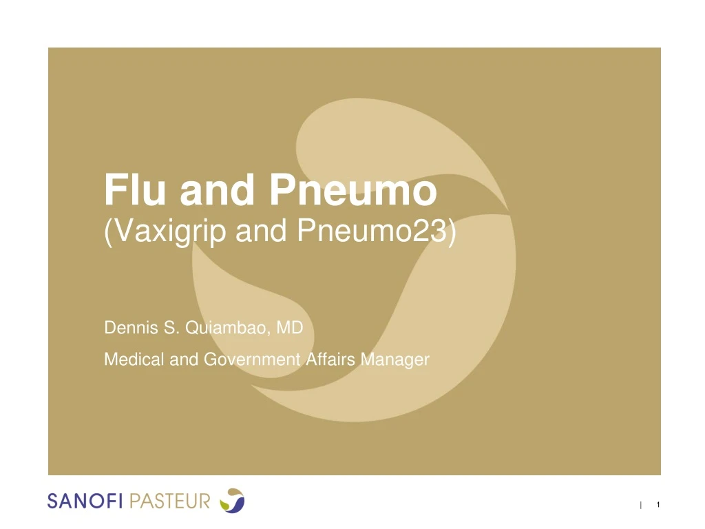flu and pneumo vaxigrip and pneumo23