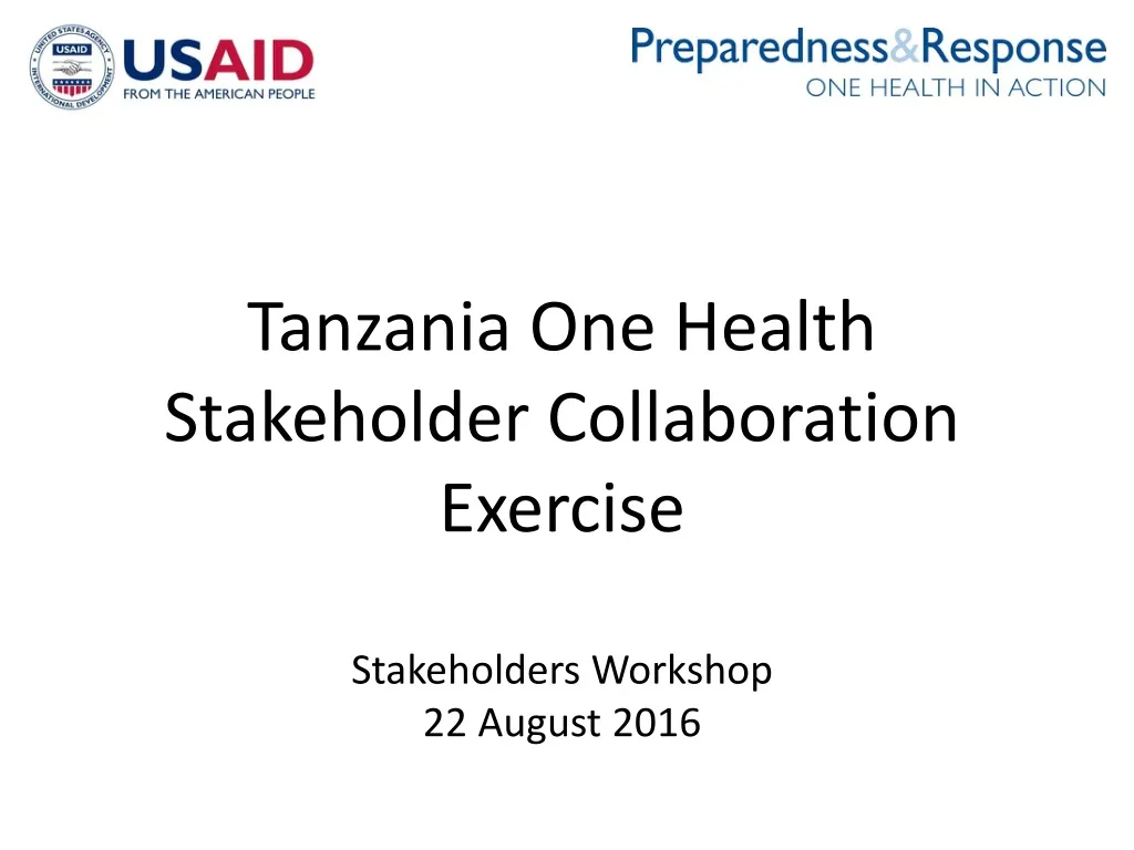 tanzania one health stakeholder collaboration