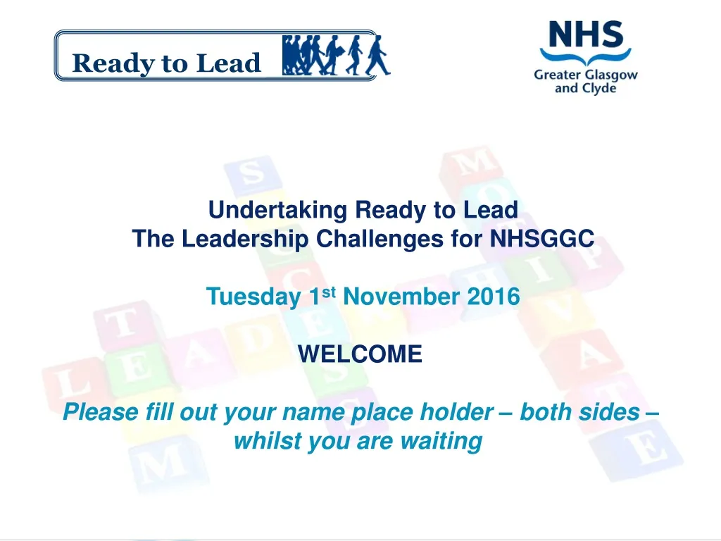 undertaking ready to lead the leadership