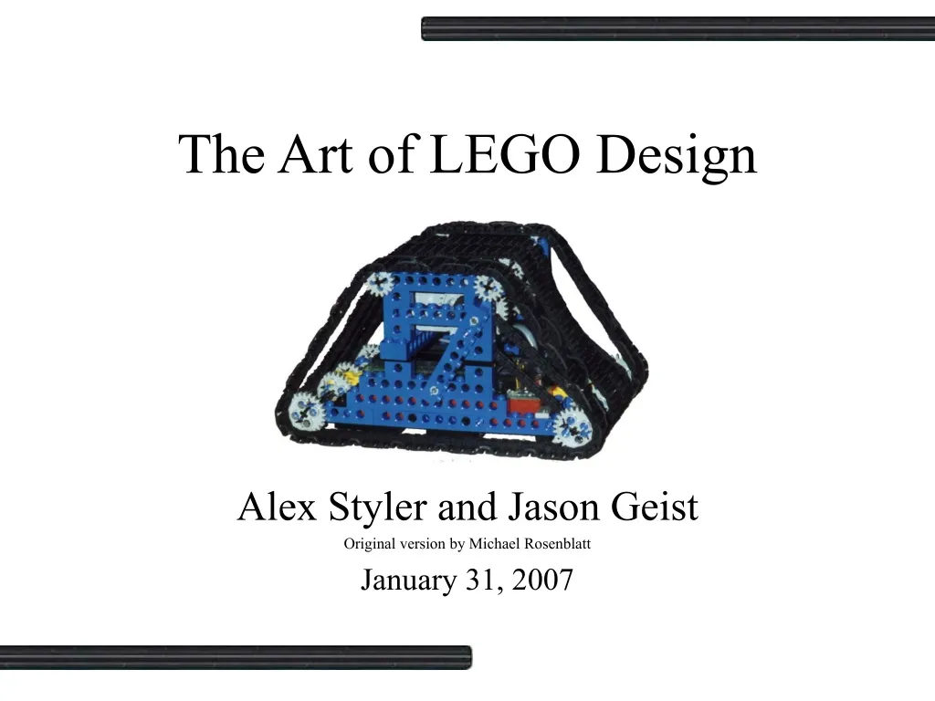 the art of lego design