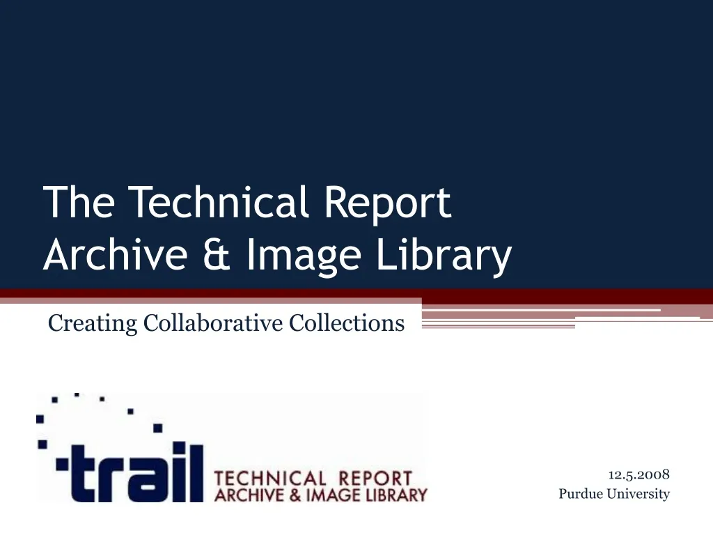 the technical report archive image library
