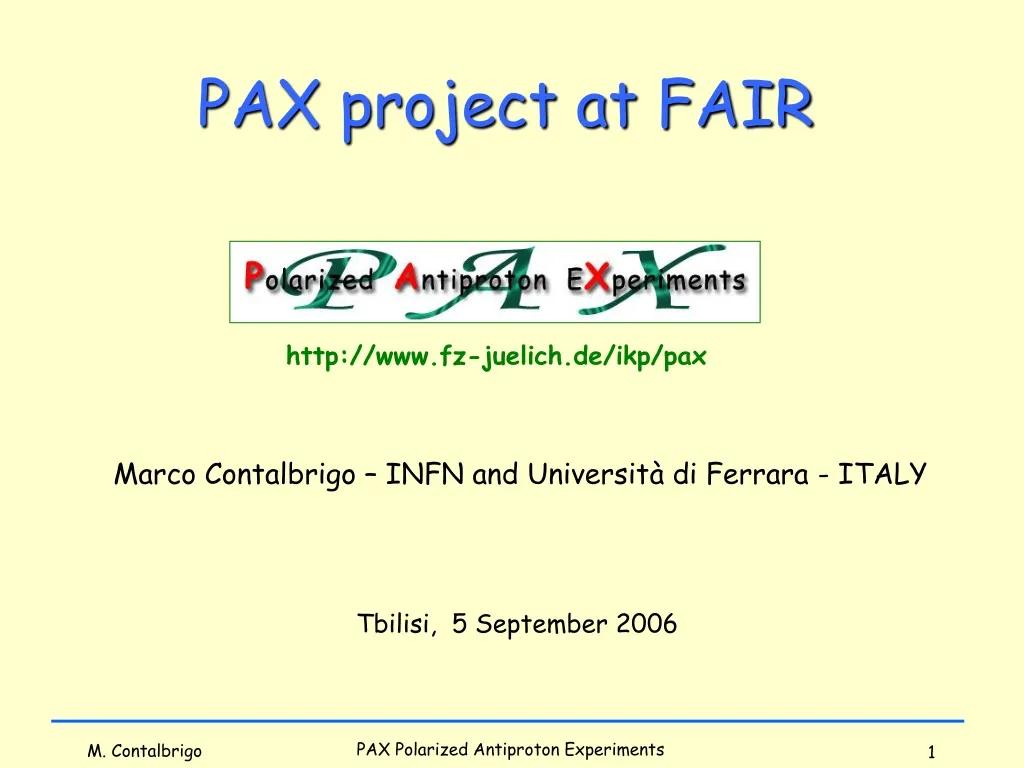 pax project at fair