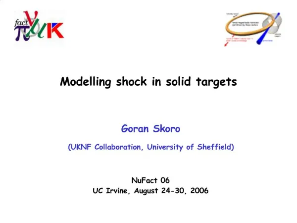 Modelling shock in solid targets