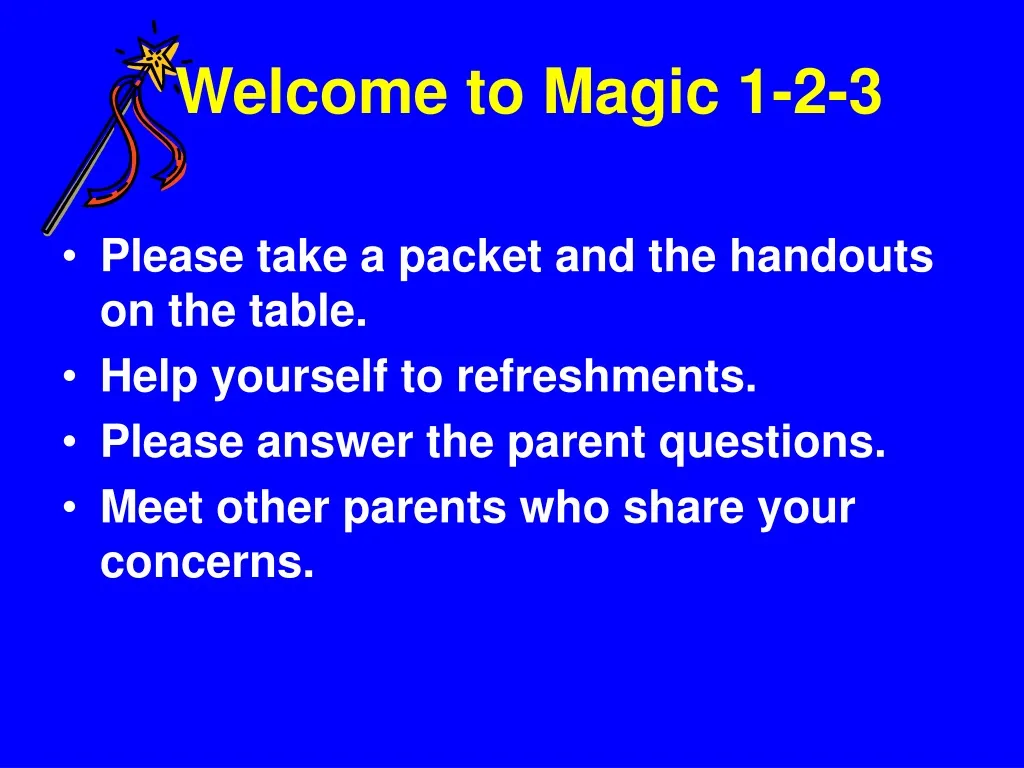 welcome to magic 1 2 3