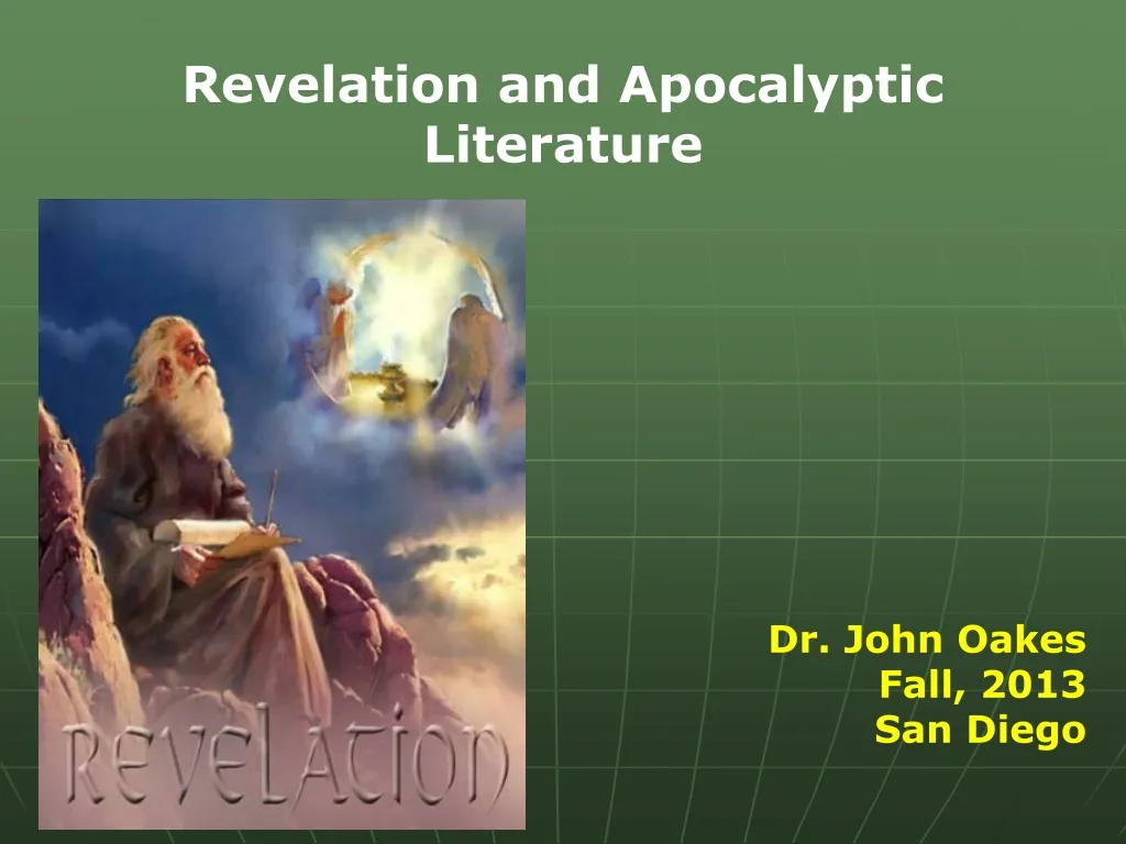 revelation and apocalyptic literature