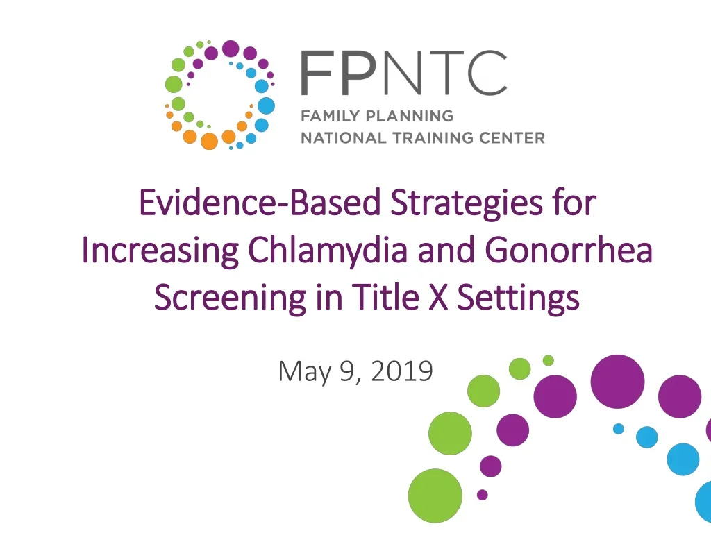 evidence based strategies for increasing chlamydia and gonorrhea screening in title x settings