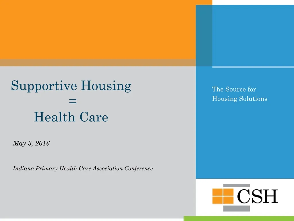 supportive housing health care