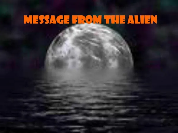 Message from the Alien