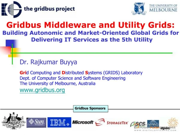 Gridbus Middleware and Utility Grids