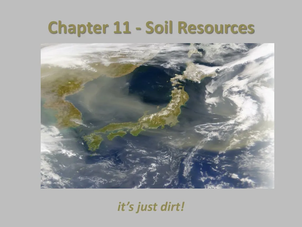 chapter 11 soil resources