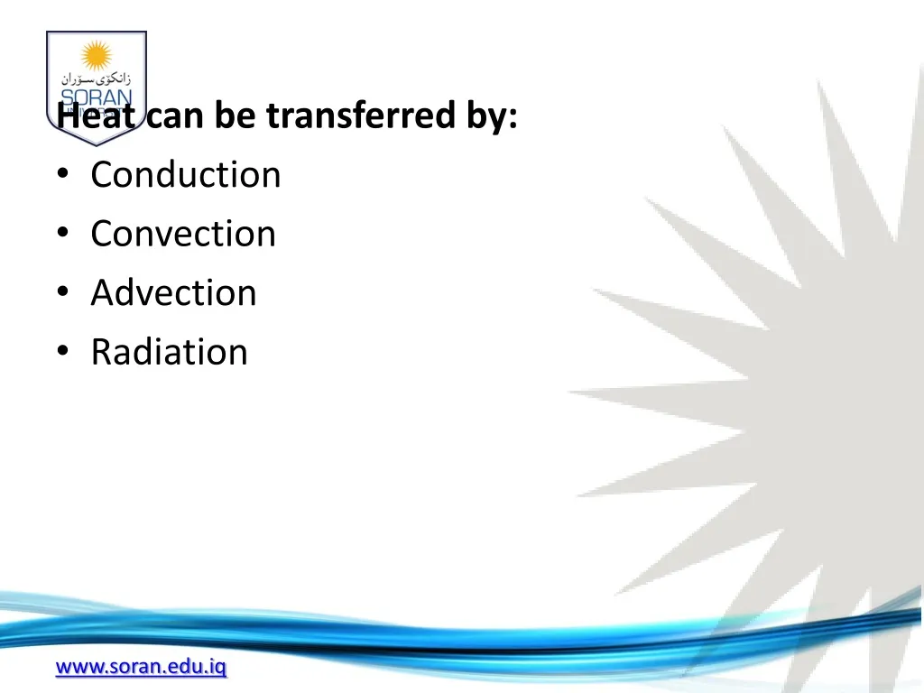 heat can be transferred by conduction convection