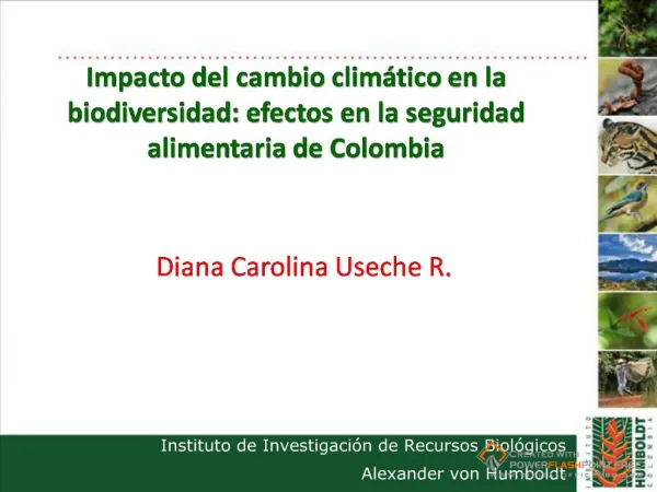 Impacto del cambio climatico en la Biodiversidad