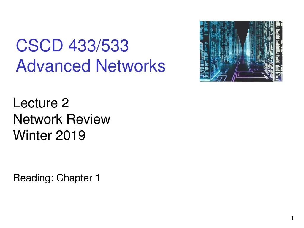 cscd 433 533 advanced networks