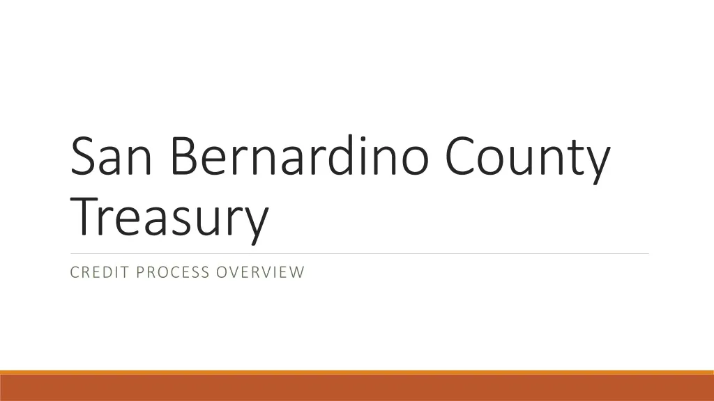san bernardino county treasury