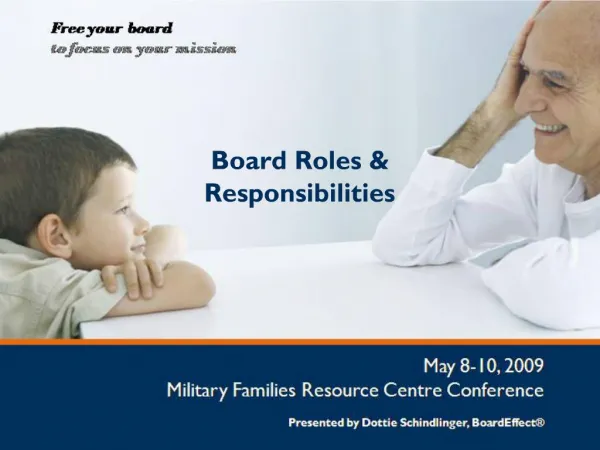 Board Roles Responsibilities
