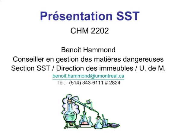 Pr sentation SST CHM 2202