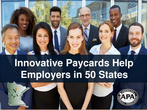 Innovative Paycards Help Employers in 50 States