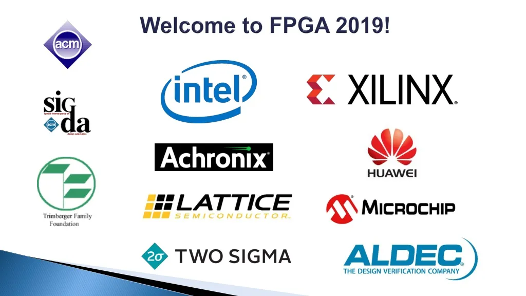 welcome to fpga 2019
