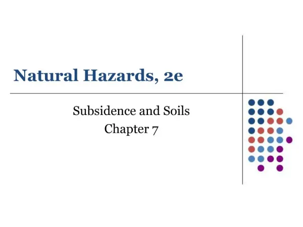 Natural Hazards, 2e