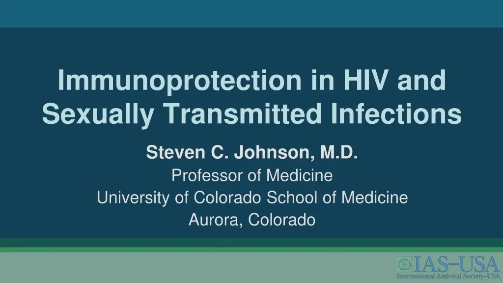 immunoprotection in hiv and sexually transmitted infections