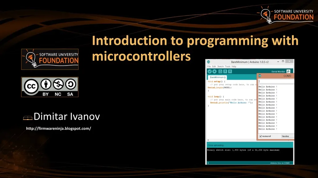 introduction to programming with microcontrollers