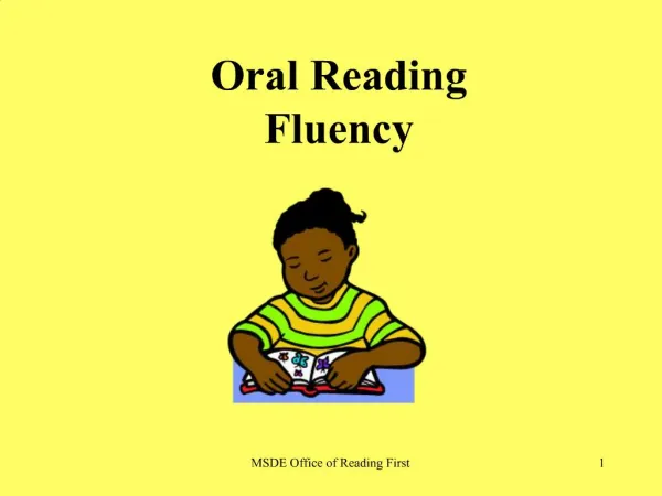 Oral Reading Fluency