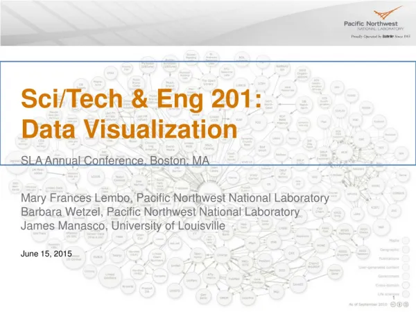 Sci /Tech &amp; Eng 201: Data Visualization