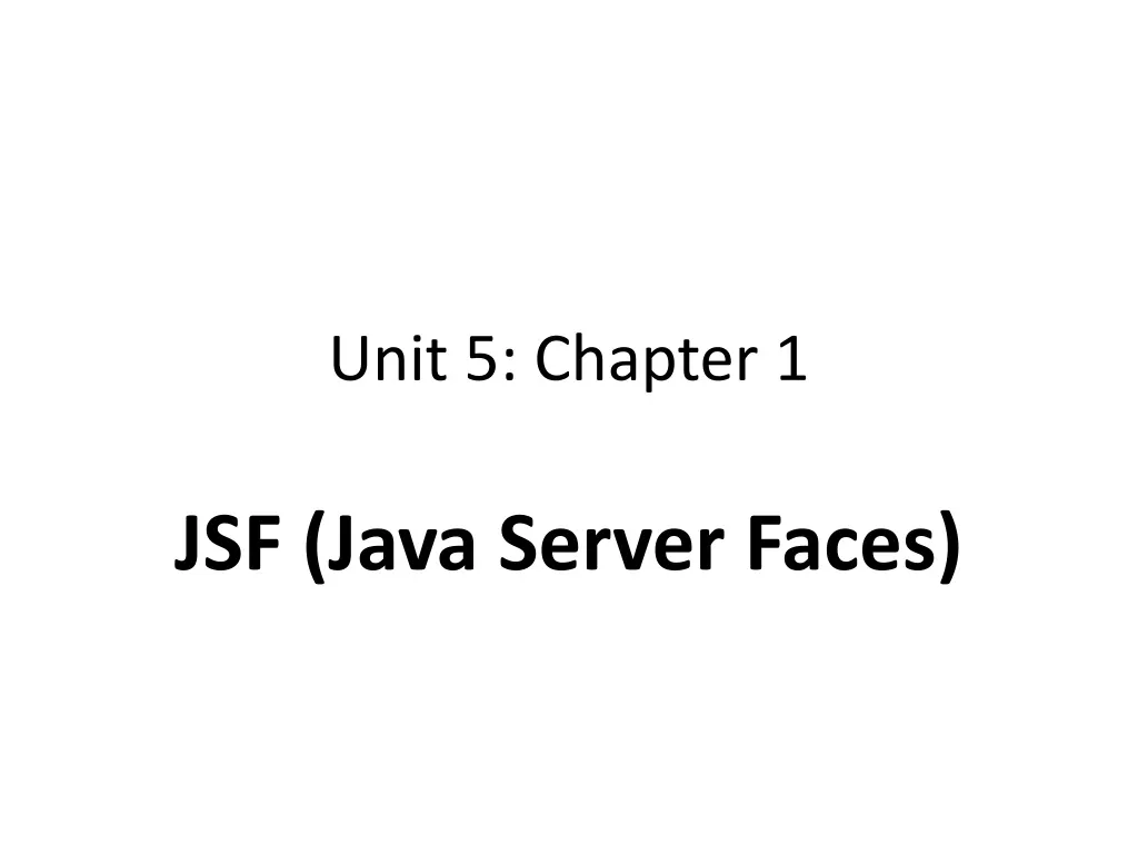 unit 5 chapter 1